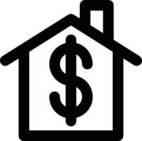 Home outline icon symbol vector image. Illustration of the house real estate graphic property design image