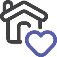 Home outline icon symbol vector image. Illustration of the house real estate graphic property design image