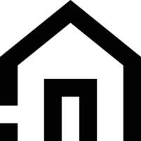 Home outline icon symbol vector image. Illustration of the house real estate graphic property design image