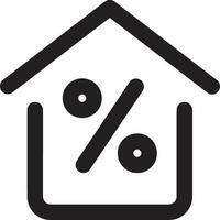 Home outline icon symbol vector image. Illustration of the house real estate graphic property design image