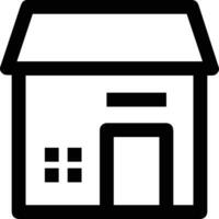 Home outline icon symbol vector image. Illustration of the house real estate graphic property design image