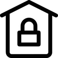 Home outline icon symbol vector image. Illustration of the house real estate graphic property design image