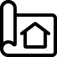 Home outline icon symbol vector image. Illustration of the house real estate graphic property design image