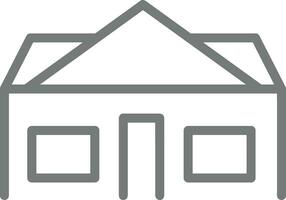 Home outline icon symbol vector image. Illustration of the house real estate graphic property design image