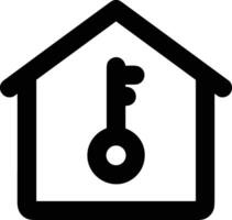 Home outline icon symbol vector image. Illustration of the house real estate graphic property design image