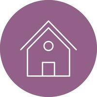 Home outline icon symbol vector image. Illustration of the house real estate graphic property design image