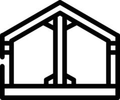 Home outline icon symbol vector image. Illustration of the house real estate graphic property design image