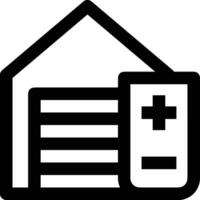 Home outline icon symbol vector image. Illustration of the house real estate graphic property design image