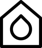 Home outline icon symbol vector image. Illustration of the house real estate graphic property design image