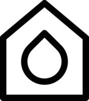 Home outline icon symbol vector image. Illustration of the house real estate graphic property design image