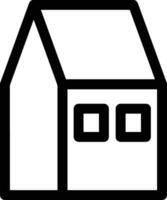 Home outline icon symbol vector image. Illustration of the house real estate graphic property design image