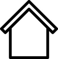 Home outline icon symbol vector image. Illustration of the house real estate graphic property design image