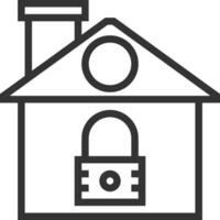 Home outline icon symbol vector image. Illustration of the house real estate graphic property design imagev