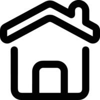 Home outline icon symbol vector image. Illustration of the house real estate graphic property design imagev