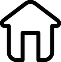 Home outline icon symbol vector image. Illustration of the house real estate graphic property design imagev