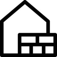 Home outline icon symbol vector image. Illustration of the house real estate graphic property design imagev