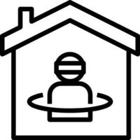 Home outline icon symbol vector image. Illustration of the house real estate graphic property design imagev