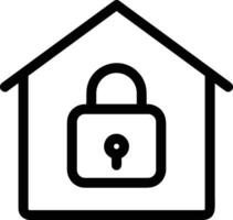 Home outline icon symbol vector image. Illustration of the house real estate graphic property design image