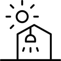 Home outline icon symbol vector image. Illustration of the house real estate graphic property design image