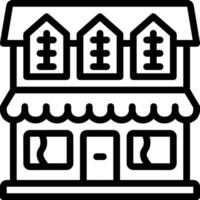 Home outline icon symbol vector image. Illustration of the house real estate graphic property design image