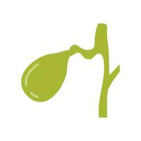 Gallbladder icon in vector. Logotype vector