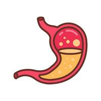 Stomach icon in vector. Logotype vector