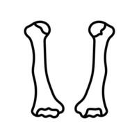 Humerus icon in vector. Logotype vector