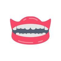 icono de dientes en vector. logotipo vector