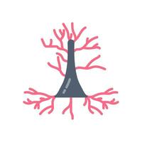 Pyramidal Cell icon in vector. Logotype vector