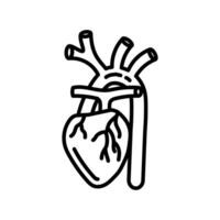 braquiocefálico artería icono en vector. logotipo vector