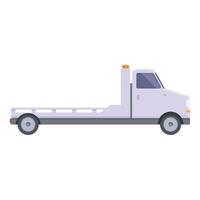 Crash tow truck icon cartoon vector. Service auto help vector