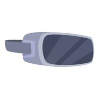 futuro teléfono lentes icono dibujos animados vector. en línea gafas de protección 3d vector