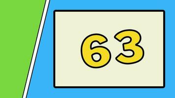 learn Number counting for kids rhymes preschool education learning video