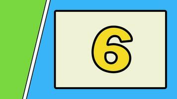 learn Number counting for kids rhymes preschool education learning video