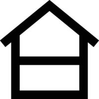 Home outline icon symbol vector image. Illustration of the house real estate graphic property design image