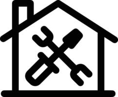 Home outline icon symbol vector image. Illustration of the house real estate graphic property design image