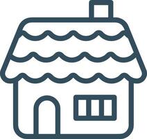 Home outline icon symbol vector image. Illustration of the house real estate graphic property design image