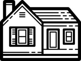 Home outline icon symbol vector image. Illustration of the house real estate graphic property design image
