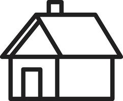 Home outline icon symbol vector image. Illustration of the house real estate graphic property design imagev