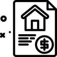 Home outline icon symbol vector image. Illustration of the house real estate graphic property design image