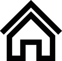 Home outline icon symbol vector image. Illustration of the house real estate graphic property design imagev