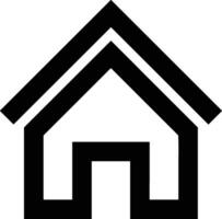 Home outline icon symbol vector image. Illustration of the house real estate graphic property design imagev