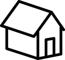 Home outline icon symbol vector image. Illustration of the house real estate graphic property design imagev