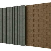 3d rendering of modern wall panel, High-quality 3d rendering photo