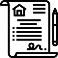 Home outline icon symbol vector image. Illustration of the house real estate graphic property design image