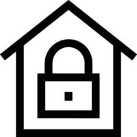 Home outline icon symbol vector image. Illustration of the house real estate graphic property design image