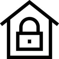 Home outline icon symbol vector image. Illustration of the house real estate graphic property design image