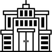 Home outline icon symbol vector image. Illustration of the house real estate graphic property design image