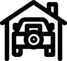 Home outline icon symbol vector image. Illustration of the house real estate graphic property design image