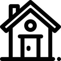 Home outline icon symbol vector image. Illustration of the house real estate graphic property design image